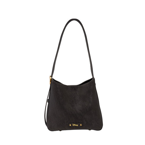 Disney/迪士尼秋冬新款黑巧米奇水桶包时尚百搭通勤单肩斜挎包女
