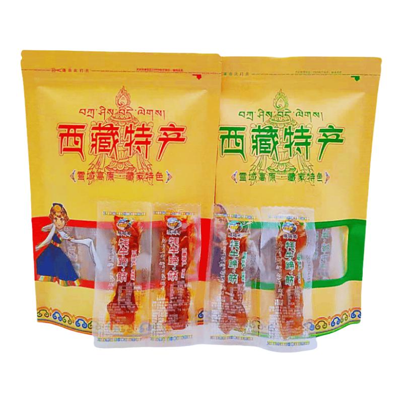西藏特产牦牛蹄筋雅咕嘟耗牛蹄筋Q弹独立装开袋即食牛蹄筋拉萨邮