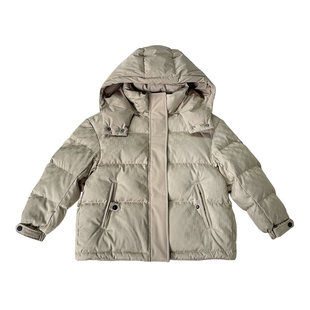 牛哆哆儿童羽绒服2025冬装新款男童保暖外套中大童白鸭绒15311