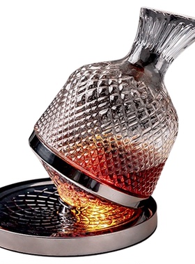 旋转醒酒器不倒翁家用高级感