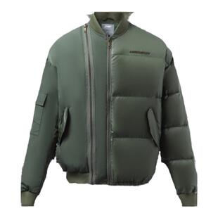 李宁外套男装冬季款休闲保暖棒球服立领修身羽绒服 AYMR385