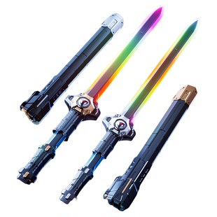 2026爆款拔刀发光火花剑中剑儿童过年玩具刀剑激光武士刀新年礼物