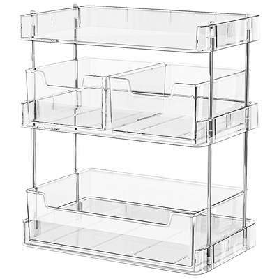 吧唧展示架透明分层谷子收纳柜