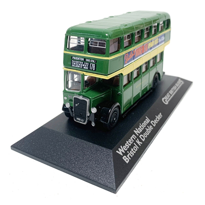 英国公交巴士176底盘合金模型