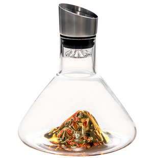 CKW 水晶高端冰山红酒醒酒器快速分酒家用酒杯套装高级感酒具