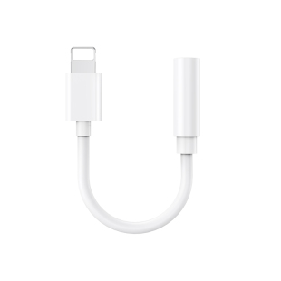 标域适用苹果14iPhone12/xs/7/8plus耳机转接头音频6转换器13充电11二合一转3.5mm线lighting手机扁头转圆头