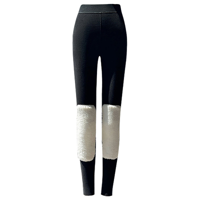 加绒护膝打底裤保暖护腰棉裤过冬