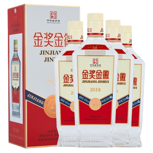 金徽酒46度金奖金徽2018单瓶装500ml*1浓香型白酒官方旗舰店