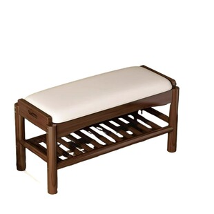 换鞋凳门口家用轻奢实木穿鞋入户可坐鞋柜一体可收纳玄关窄小鞋凳