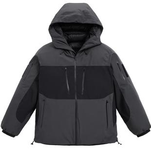 太平鸟男装 羽绒外套潮流保暖休闲连帽防寒羽绒服
