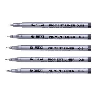 STA斯塔8050针管笔美术专用手绘素描签字办公书写设计漫画绘画勾线描边草图工程制图