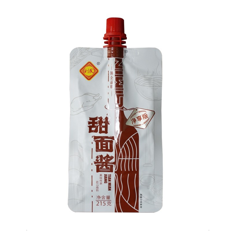 天津利民甜面酱家用215g正宗老北京炸酱面酱调味料葱伴侣烤鸭蘸酱