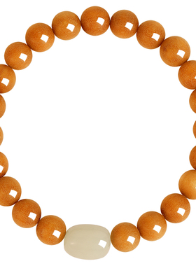 普陀山天然老山檀文玩佛珠手串女