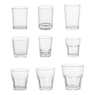 杯子玻璃杯子家用KTV酒吧商用专用专业创意钢化玻璃小120ml啤酒杯