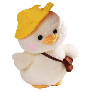 趣巢歪头小鸭子声控玩偶唱歌学说话电动毛绒儿童玩具公仔3到14岁