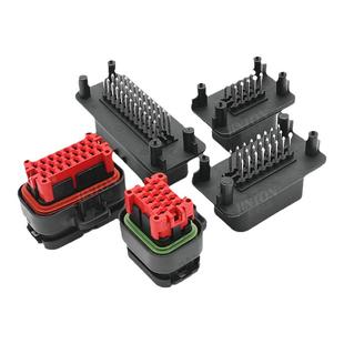 776231-1ECU汽车连接器控制器弯针PCB防水接插件插头直针776163-1