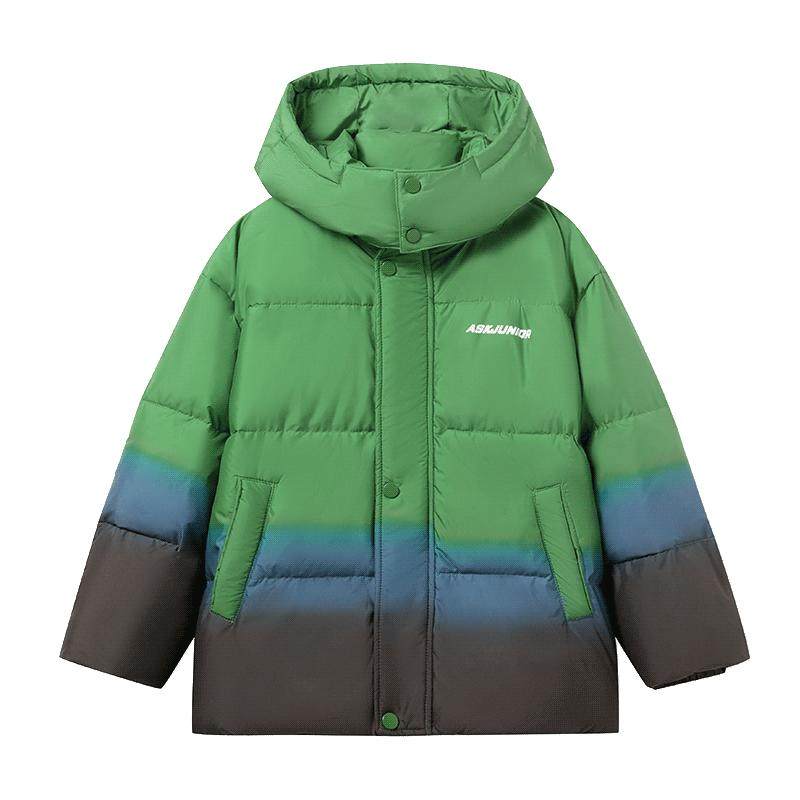 ask新年拜年服童装儿童羽绒服2025冬季新款男童羽绒服外套