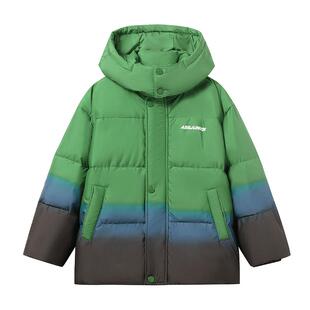 ask新年拜年服童装儿童羽绒服2025冬季新款男童羽绒服外套