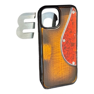 fender芬达电吉他实木定制吉他摇滚手机壳硝基漆喷漆relic复古做旧摇滚风苹果iphone全系全包防摔壳