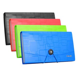 收据发票收纳包风琴包文件夹票据夹文件袋多层大容量分类带标签资料单据欠条账单收纳盒小号多功能文件整理