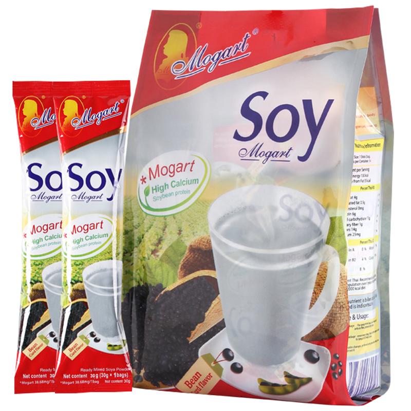 摩岛泰国soy黑豆豆浆速溶冲饮豆浆粉孕妇备孕专用豆奶粉14小包装