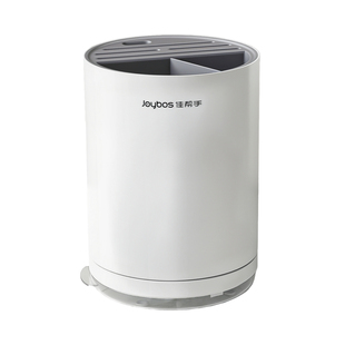 佳帮手旋转刀架厨房菜刀置物架台面多功能刀具筷筒一体沥水收纳盒