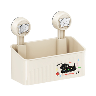 吸盘置物架卫生间免打孔厕所洗漱台用品壁挂式浴室洗手间收纳架子