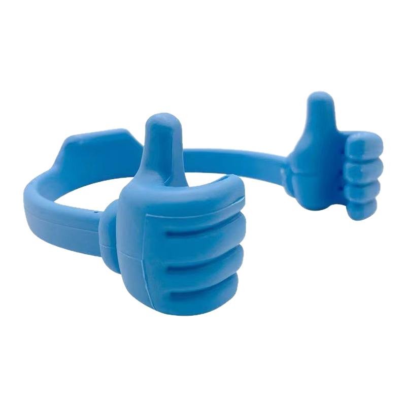 大拇指手机支架创意懒人桌面手机座可爱安卓苹果手指手机支架小众