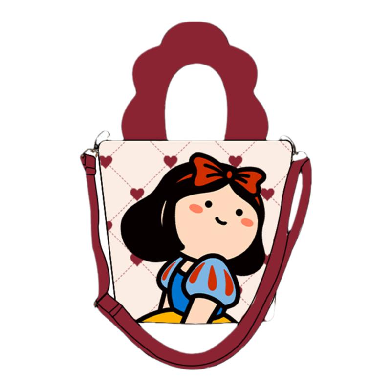 弘娜×小蔻 可爱公主小众包包斜挎包水桶包女包手提包帆布包拎包