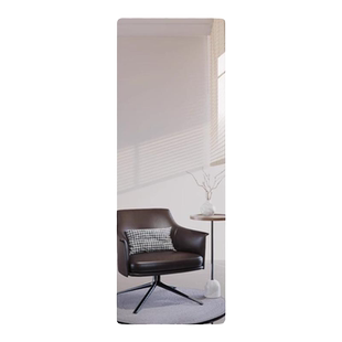 亚力克全身穿衣镜贴墙自粘门后试衣镜家用不会碎的超软镜子贴柜门