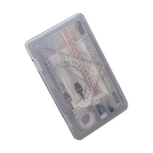 得力工程制图绘图工具套装工图机械制图工具包cad大学生圆规专业学生用画图尺子作图土木工程建筑绘图仪器盒