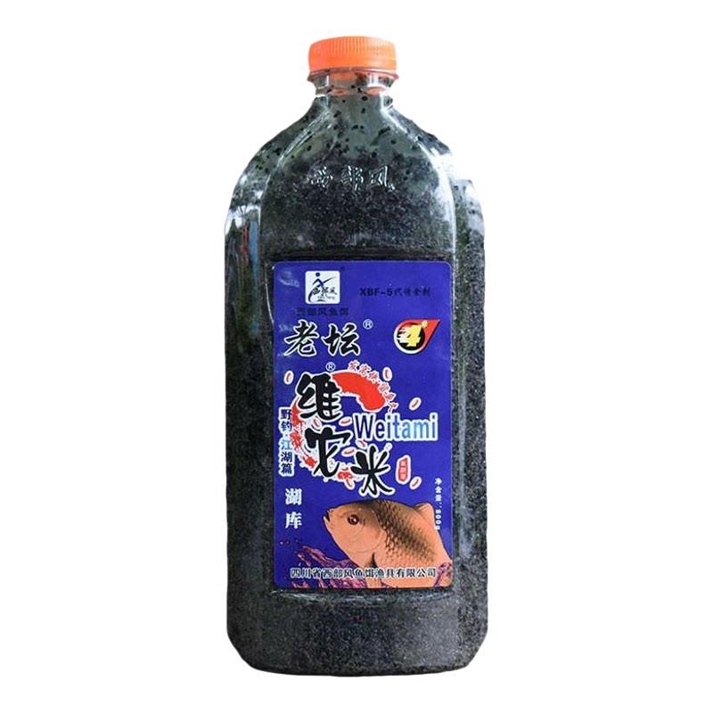 西部风老坛维它米鱼饵酒米打窝米台钓饵