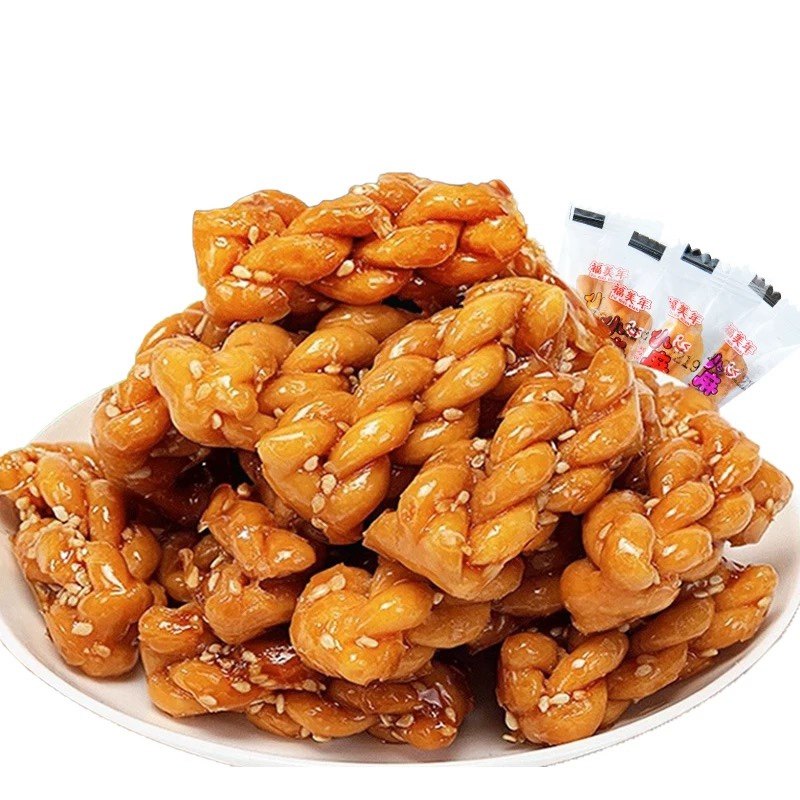 香酥红糖小麻花零食单独立小包装手工糕点心饼干小吃休闲食品批发