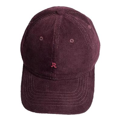 秋冬新款灯芯绒纯色棒球帽