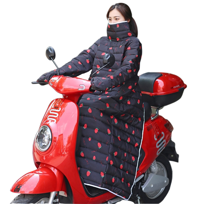 电动车挡风被冬季加绒加厚