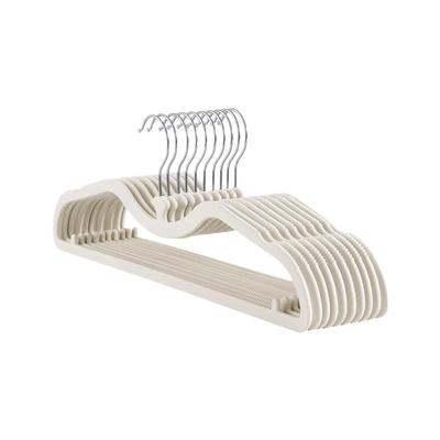 短脖子橡胶漆衣架矮颈液态硅胶衣架省空间收纳衣挂肤感膜防滑衣撑