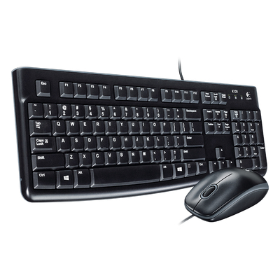 罗技K120台式电脑办公有线键盘