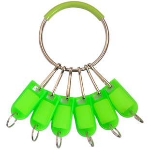 新品手环易摘取钥匙串房东钥匙盘物业标记牌锁匙扣分类收纳管理器