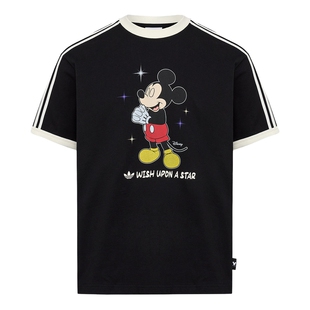 adidas阿迪达斯三叶草2026秋中性迪士尼联名款纯棉短袖T恤 KT7774