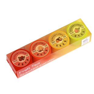 【AL】茶果微甜系列香薰蜡烛椰蜡果糖味植物淡香舒缓持久留香