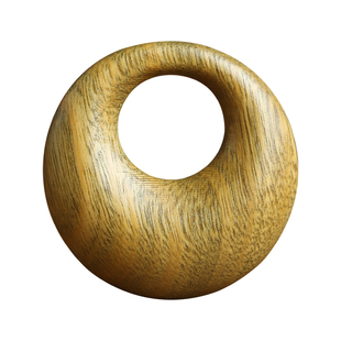 天然绿檀木平安扣吊坠男女士护身符项链木质车挂件包包挂饰钥匙扣