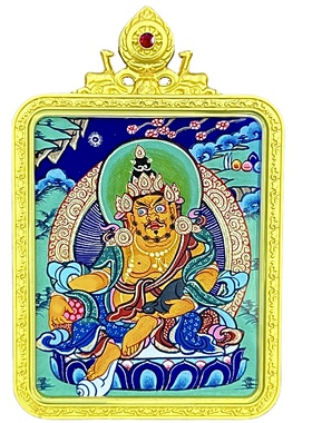 扎基拉姆手工吊坠生肖太岁黄财神