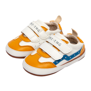 kidsing婴儿室内鞋步前鞋春季10个月-2岁软底男女宝宝鞋不掉鞋子