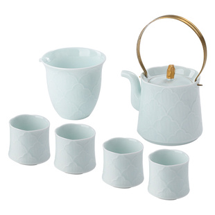 景德镇官方陶瓷茶具套装中式茶壶茶杯新款轻奢瓷器高档送礼送长辈