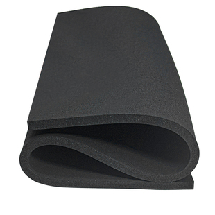 EPDM橡胶板耐高低温密封圈幼儿园epdm塑胶跑道发泡板汽车电柜箱密封发泡条屋顶防水材料高密度环保防撞条黑色