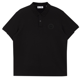 杰克琼斯秋季新款半短袖翻领T恤高级流图案刺绣款polo衫男装士式