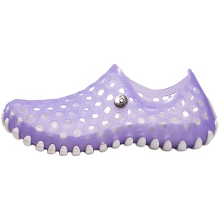 夏季涉水鞋速干沙滩鞋洞洞鞋女防滑套脚凉鞋去度假海边外穿可下水