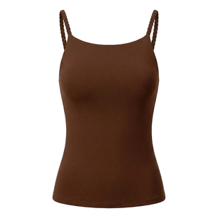 【尼龙66金标莱卡】梵美人吊带瑜伽服背心女带胸垫2026春新款上衣