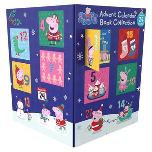 英文原版绘本 Peppa Pig Advent Calendar Book 圣诞书单合集 小猪佩奇奇先生妙小姐 圣诞倒数日历 儿童英语故事读物 热播动画