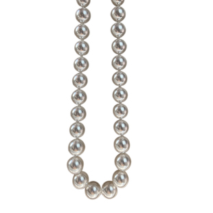 一条毕业！微渐变更拟真人造澳白珍珠项链丝绸冷白光棉线手工打结